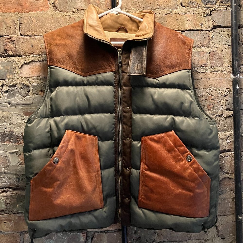 Golden Bear Sportswear Insulated Leather Vest